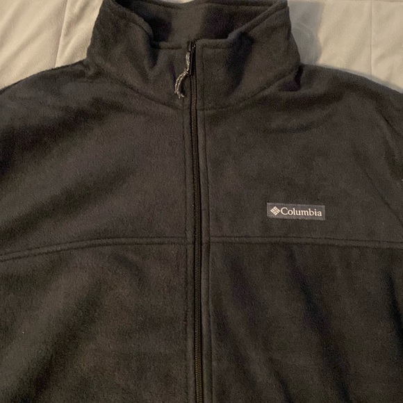 Columbia Black Crew Neck Sweater w Zipper, Brand New with tags - Picture 1 of 4